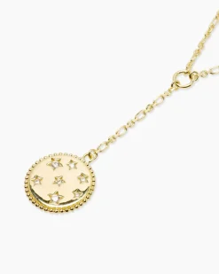 Anhänger mit Zirkonia an Kette