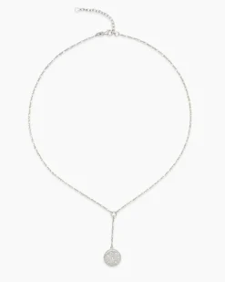 Anhänger mit Zirkonia an Kette