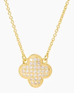 Anhänger mit Zirkonia + Kette