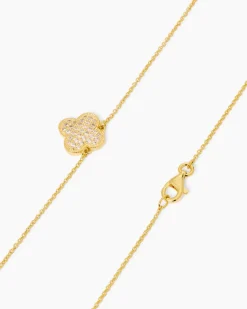 Anhänger mit Zirkonia + Kette