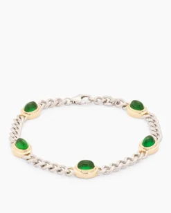 Armband mit Bernstein/Perlmutt