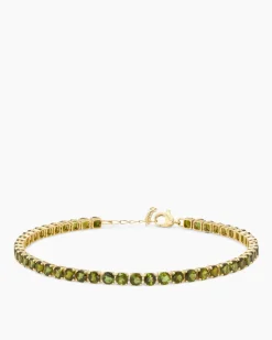 Armband mit grünem Turmalin