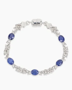 Armband mit Sambia Saphir