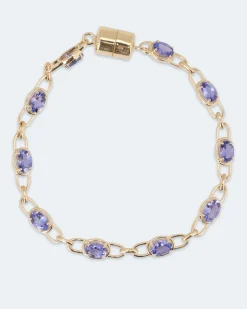 Armband mit Tansanit AAAA