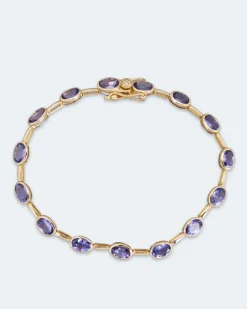 Armband mit Tansanit AAAA+