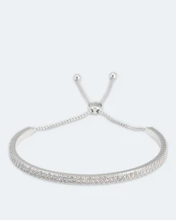 Armband mit Zirkonia und Slider-Verschluss
