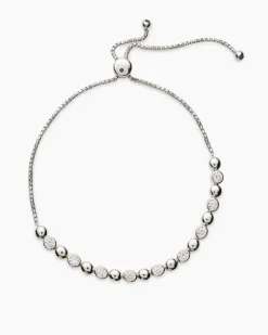 Armband mit Zirkonia und Slider-Verschluss