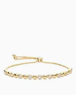 Armband mit Zirkonia und Slider-Verschluss