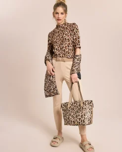 1/2 Arm Shirt mit Jaguar Druck