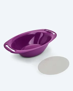 Auffangschale oval mit Sieb