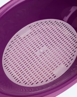 Auffangschale oval mit Sieb