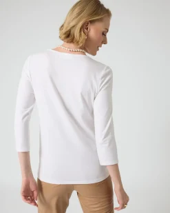 Basic-Shirt mit 3/4-Arm