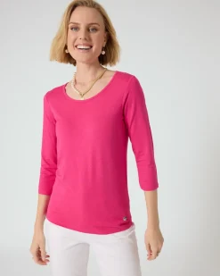 Basic-Shirt mit 3/4-Arm