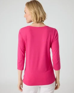 Basic-Shirt mit 3/4-Arm