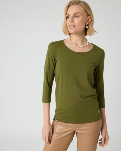 Basic-Shirt mit 3/4-Arm