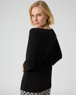 Basic-Shirt mit U-Boot-Ausschnitt