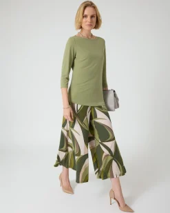 Basic-Shirt mit U-Boot-Ausschnitt