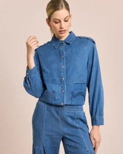 Übergangsjacke aus Lyocell