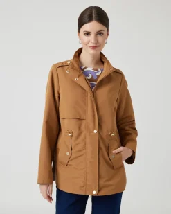 Übergangsjacke mit Stehkragen