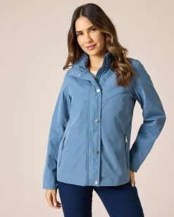 Übergangsjacke mit Stehkragen
