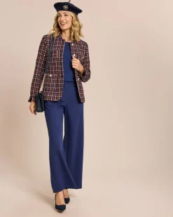 Blazer Boucleoptik Glanzgarn