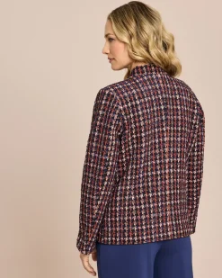Blazer Boucleoptik Glanzgarn