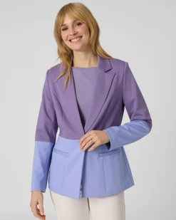 Blazer in Kontrastoptik