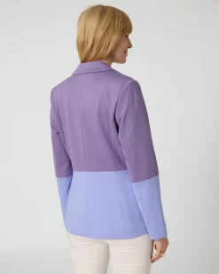 Blazer in Kontrastoptik