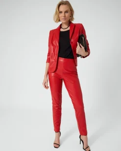 Blazer in Leder-Optik