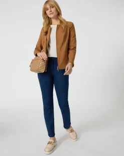 Blazerjacke aus Jacquard-Bengalin