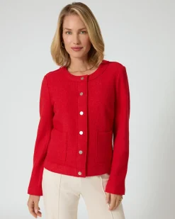 Blazerjacke mit Druckknöpfen