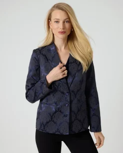 Blazer mit Jacquard
