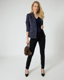 Blazer mit Jacquard