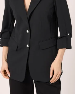 Blazer mit Krempelärmel