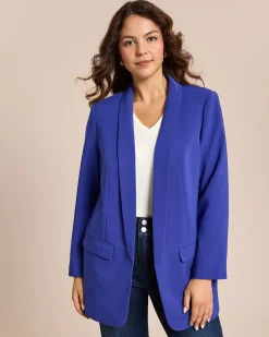 Blazer mit langem Revers