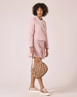Blazer mit Leinen-Anteil