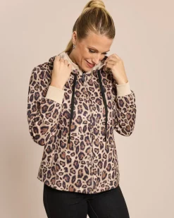 Blouson in Velourslederoptik