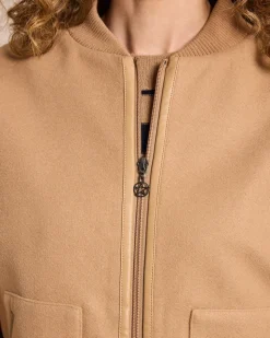 Blouson in Wolloptik