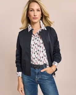 Blouson mit Schlitzen