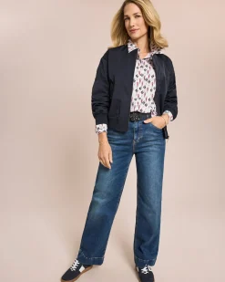 Blouson mit Schlitzen