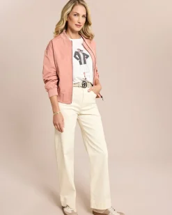Blouson mit Schlitzen