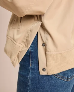 Blouson mit Schlitzen