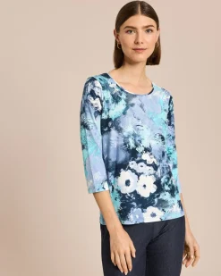 Blumen-Print Shirt