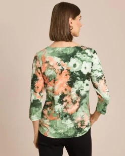 Blumen-Print Shirt