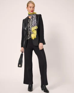 Blusenshirt mit Jaguar-Print