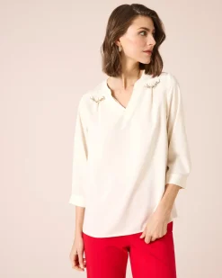 Blusenshirt mit Kettenverzierung
