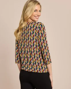 Blusen-Shirt mit Knopfleiste