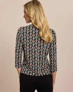Blusen-Shirt mit Knopfleiste