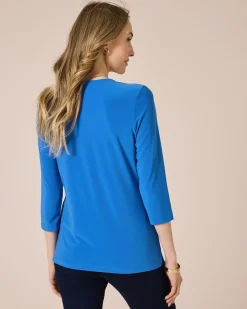 Blusenshirt mit Knopfleiste