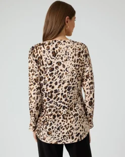 Blusenshirt mit Leodruck